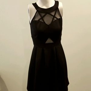 Black cocktail dress